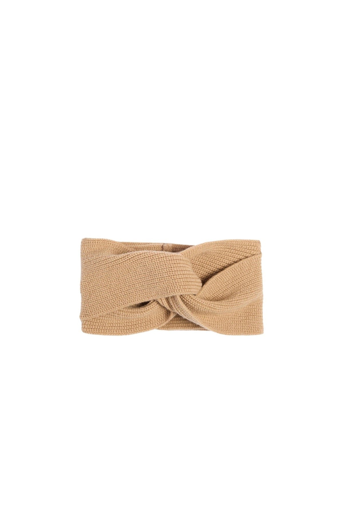 Biscuit / Bandeau turban en laine et cachemire éco-responsable