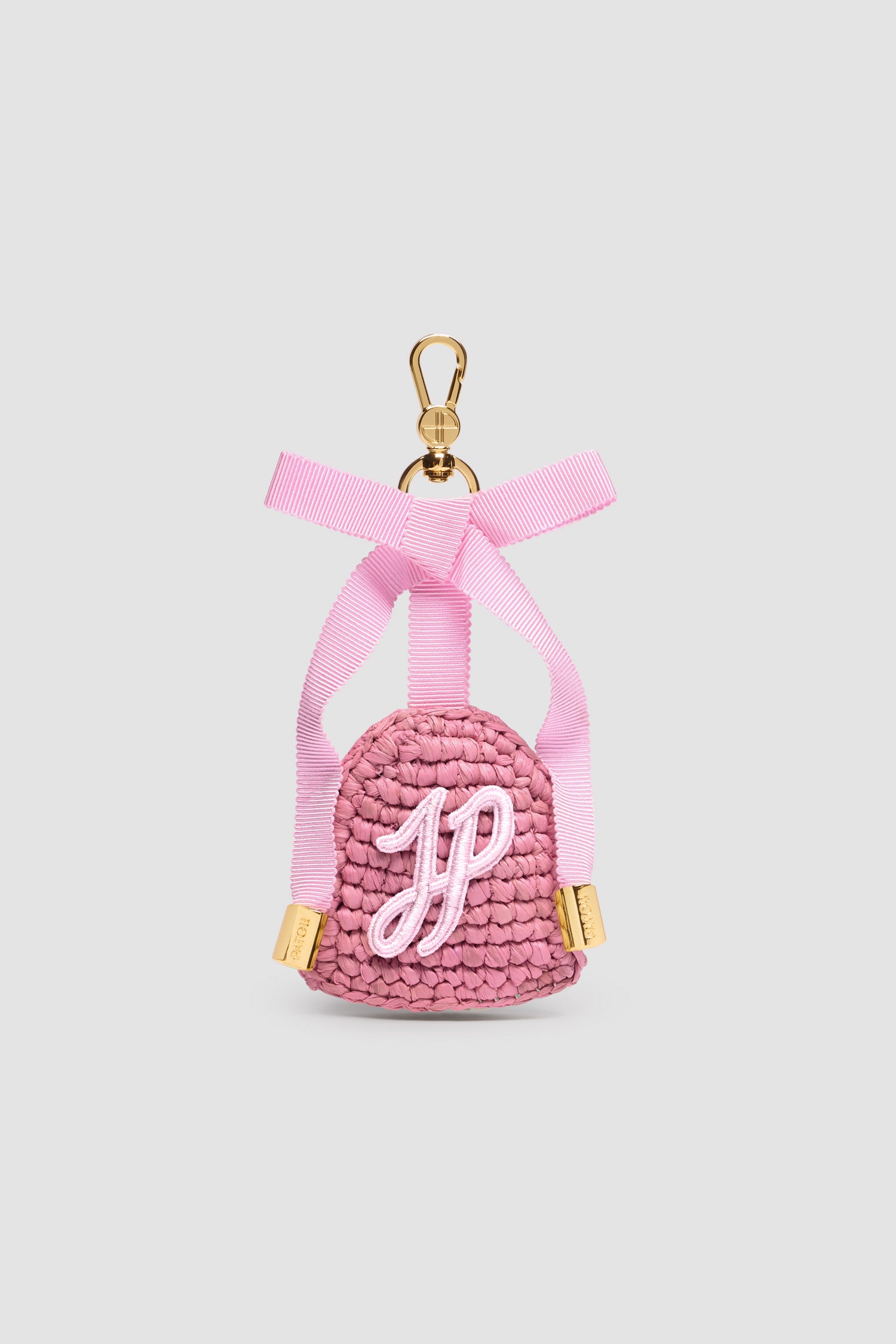 Primrose Pink / Porte-clés en raphia