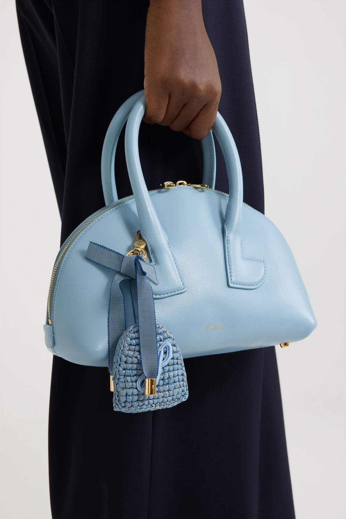 Skylight Blue / Porte-clés en raphia