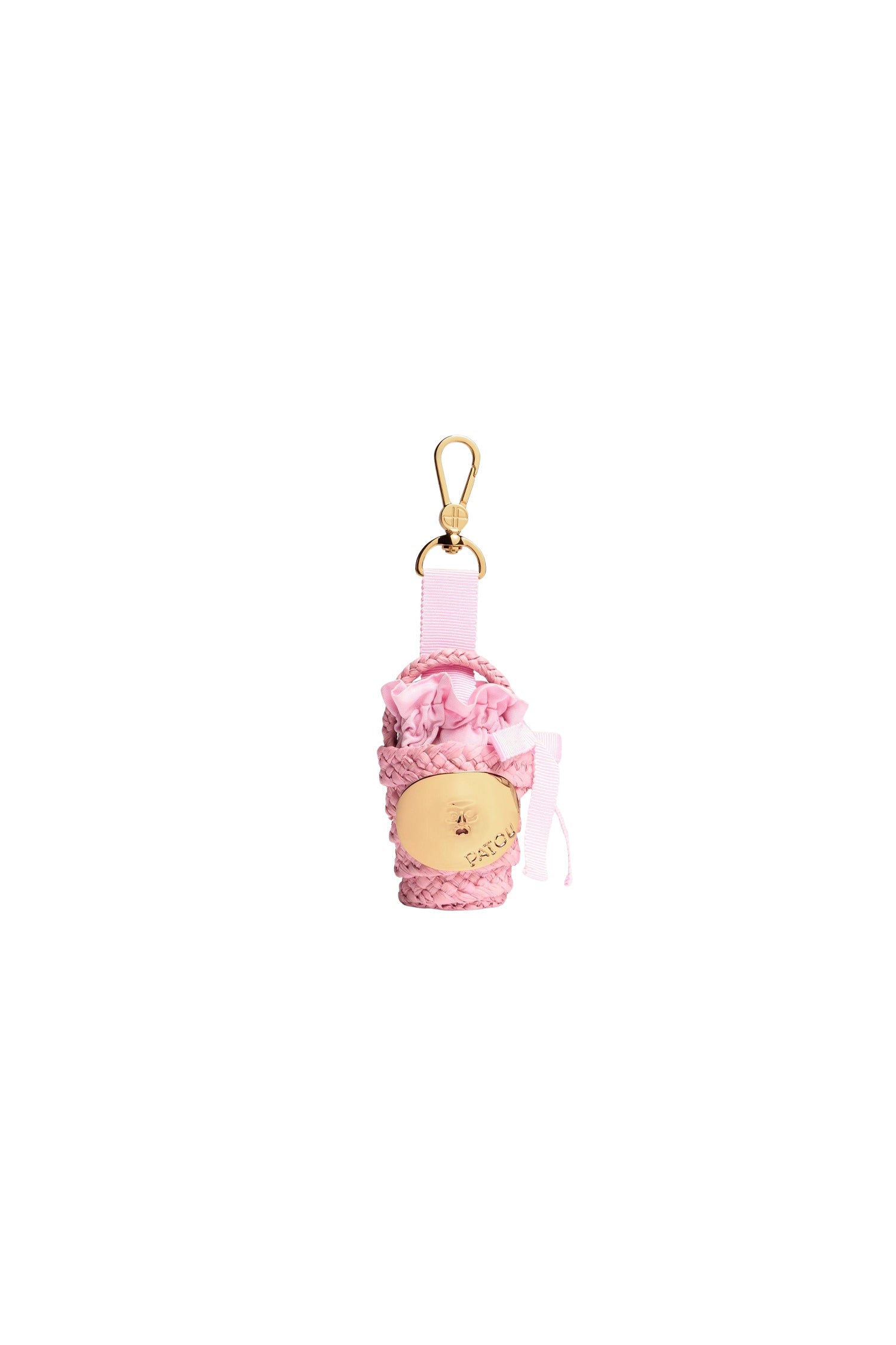 Charm en raphia - Primrose Pink