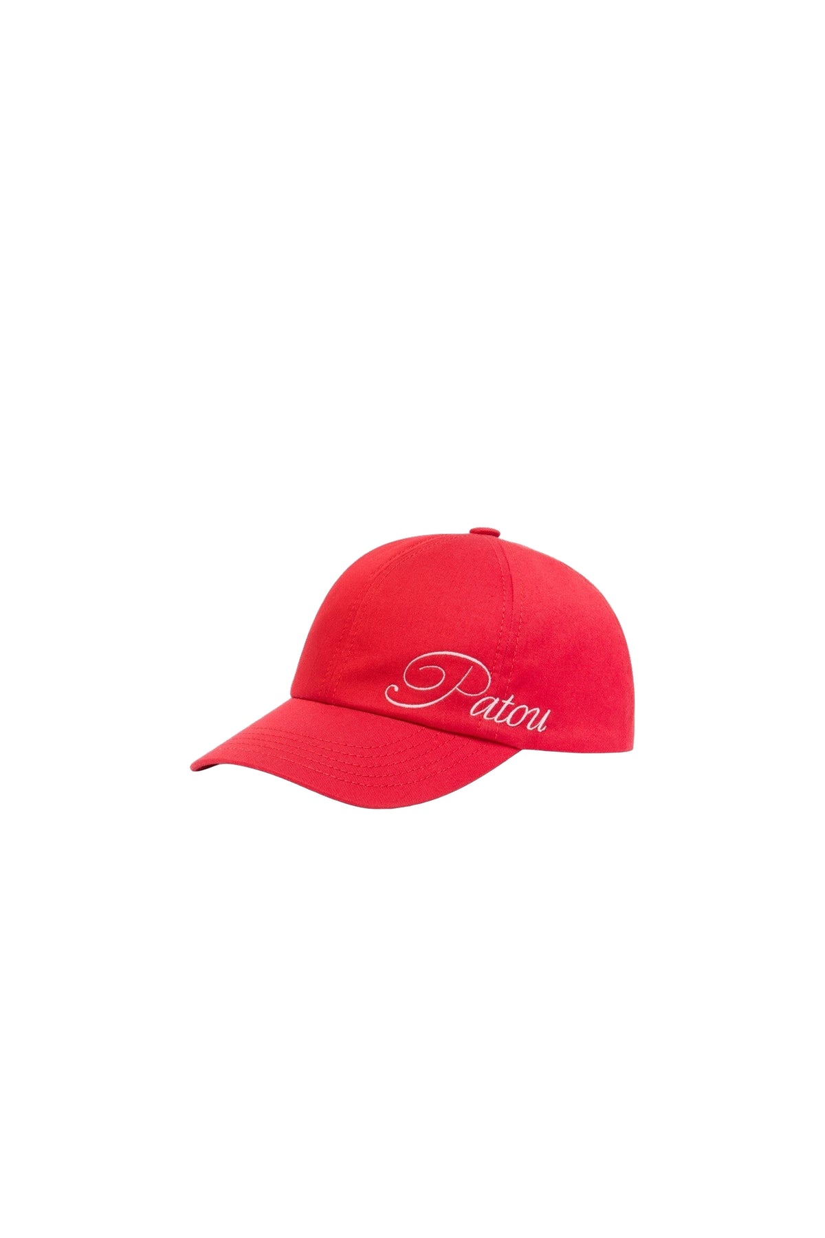 Lipstick Red / Casquette à logo Patou brodé en coton