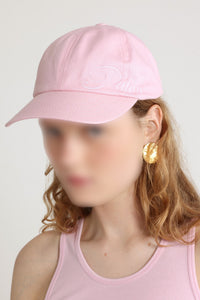 Patou embroidered cotton logo cap - Primrose