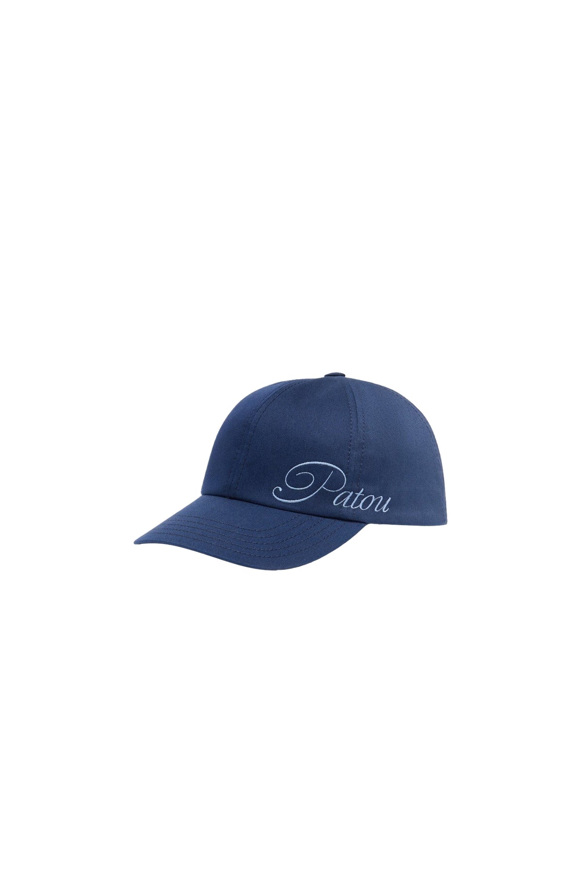 Navy Black / Casquette à logo Patou brodé en coton