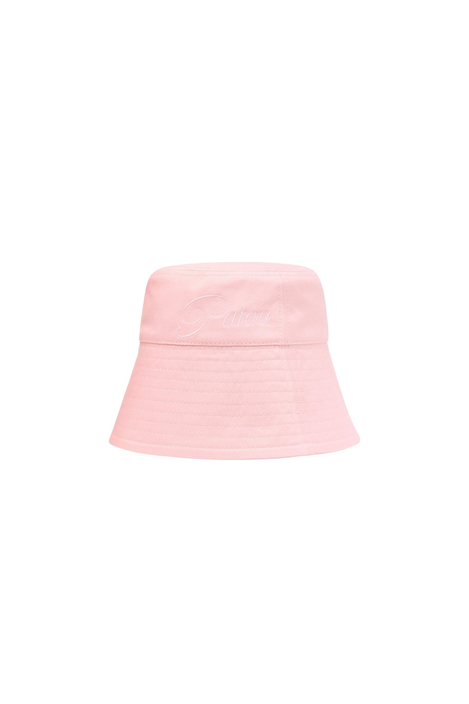 Primrose Pink / Bob à logo Patou brodé en coton