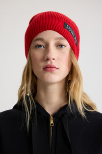 Madder Red / Bonnet en laine et cachemire