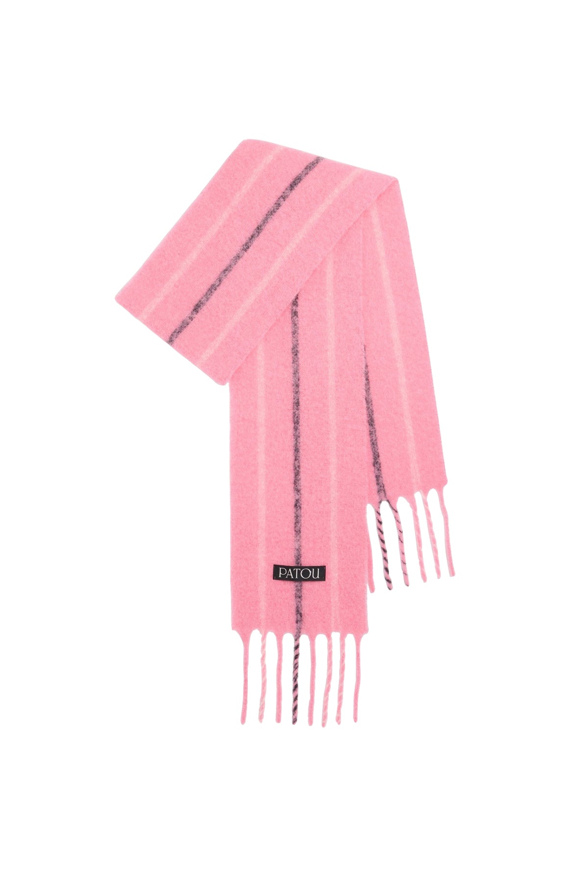 Pink Pearl / Écharpe en laine d’alpaga mélangée