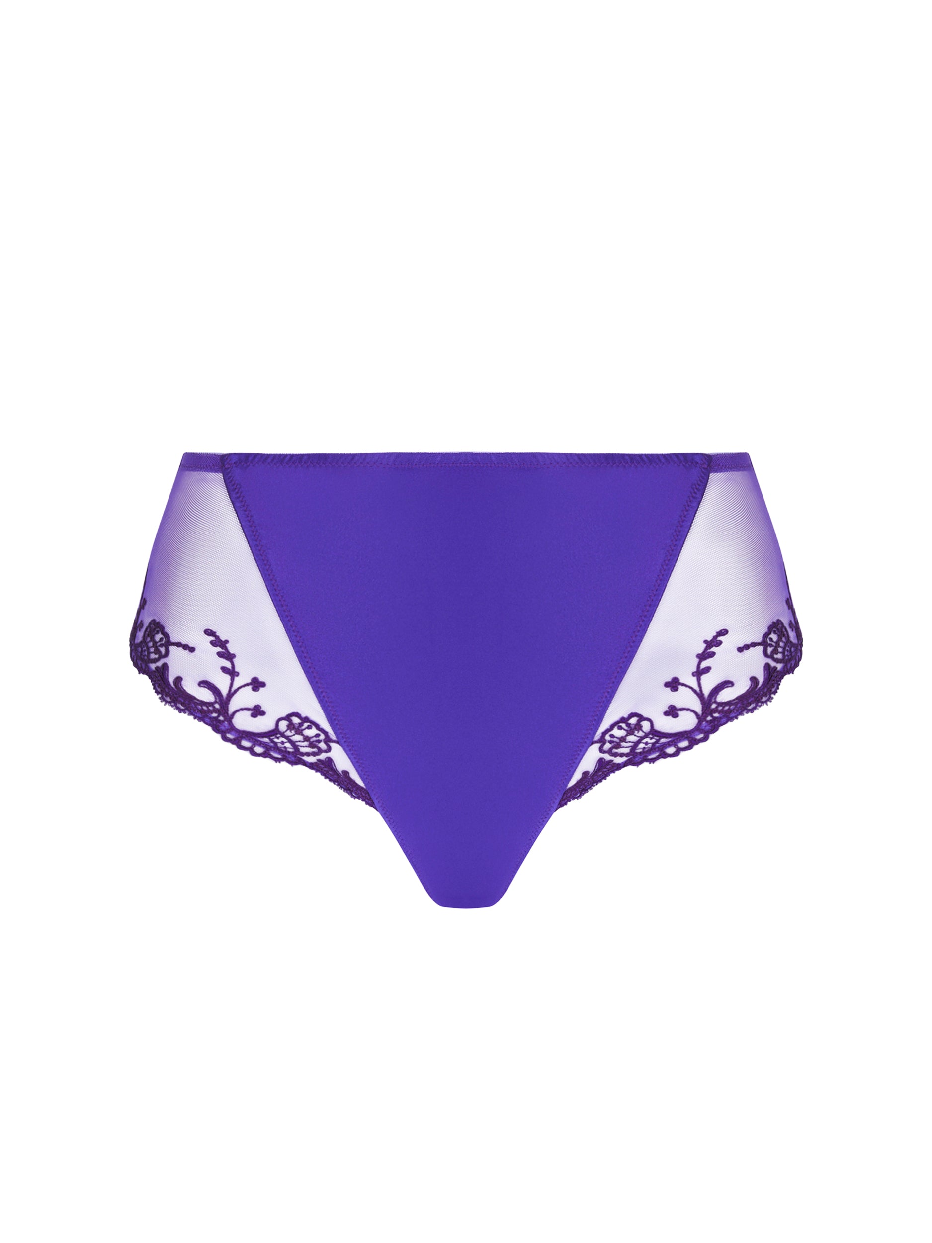 Splendeur silk panties - Ocean Blue