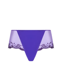 Splendeur shorty in mixed silk - Ocean Blue