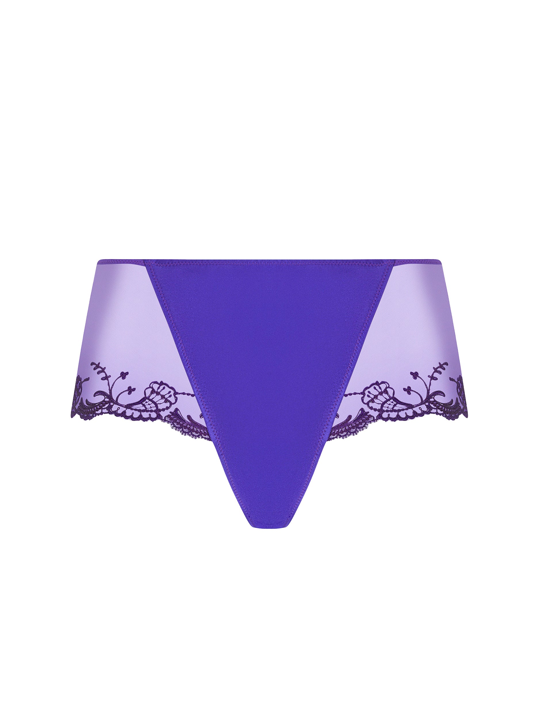 Splendeur shorty in mixed silk - Ocean Blue