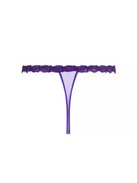 Splendeur silk thong - Ocean Blue