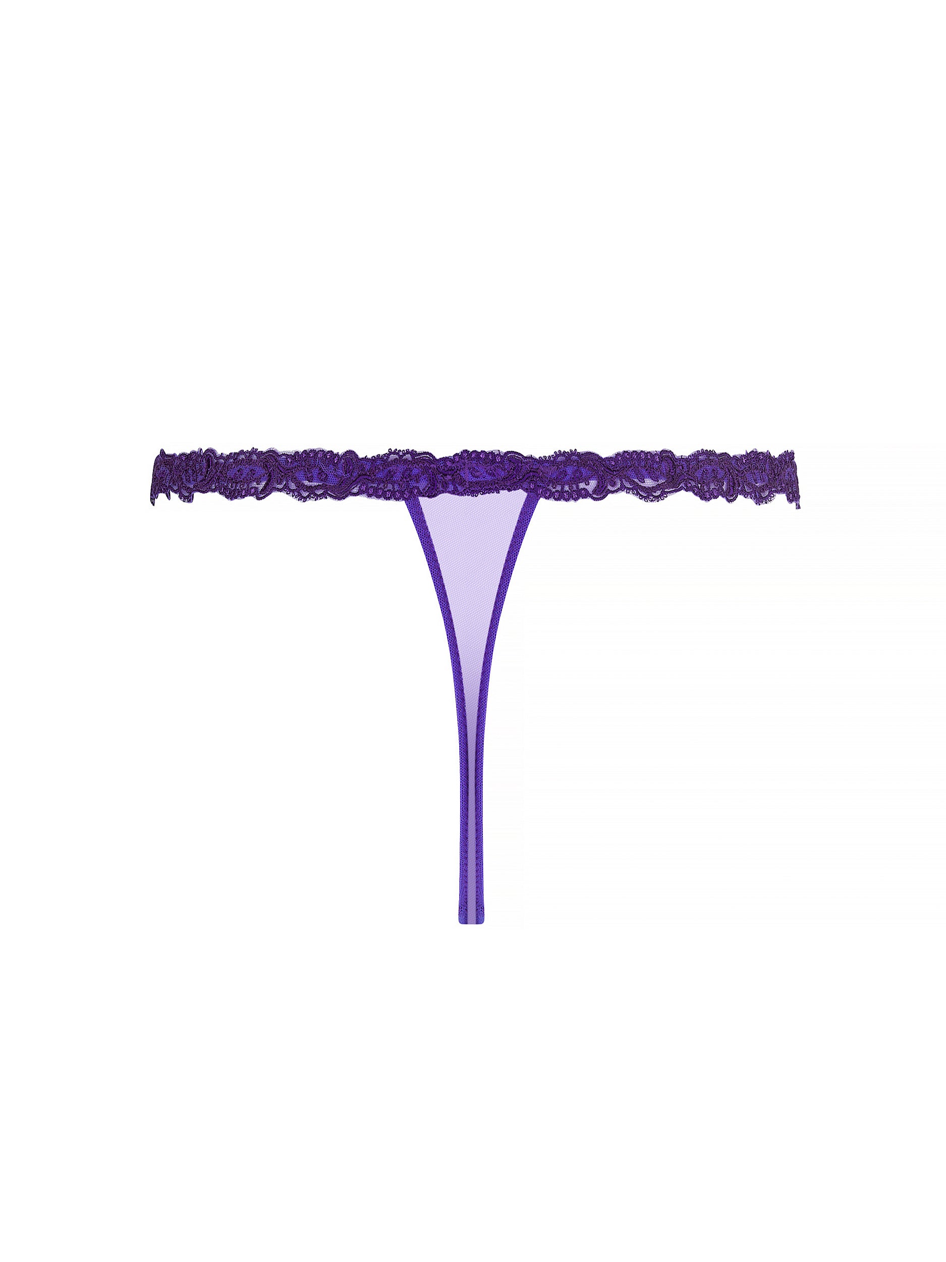 Splendeur silk thong - Ocean Blue
