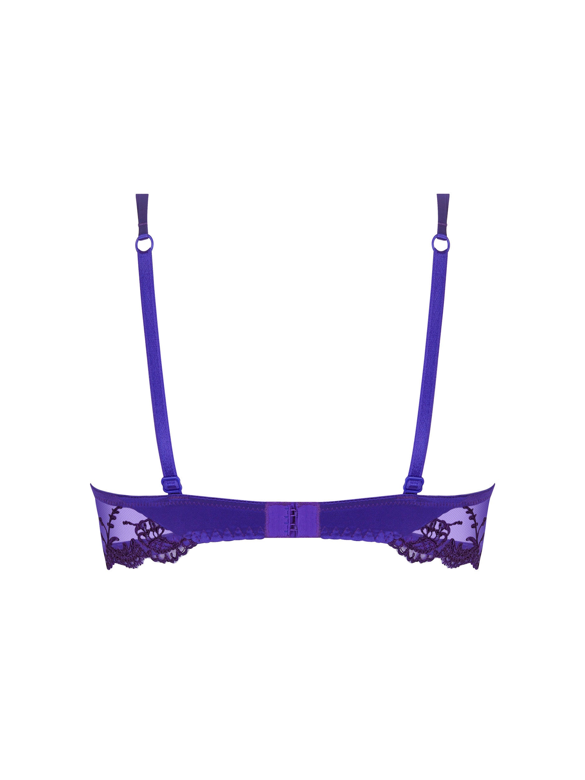 Soutien-gorge balconnet Splendeur Soie - Ocean Bleu