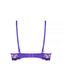 Splendeur silk triangle bra - Ocean Blue
