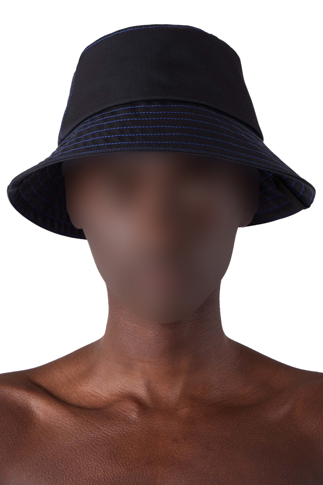 Bob with contrast stitching - Dark Blue