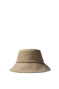 Bob with contrasting stitching - Beige