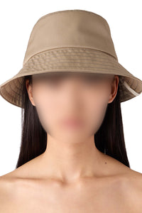 Bob with contrasting stitching - Beige