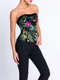 Fleurs Étoile printed bodysuit - Éclat Étoile
