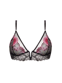 Soutien-gorge triangle Floraison Passion imprimé - Safran Rose