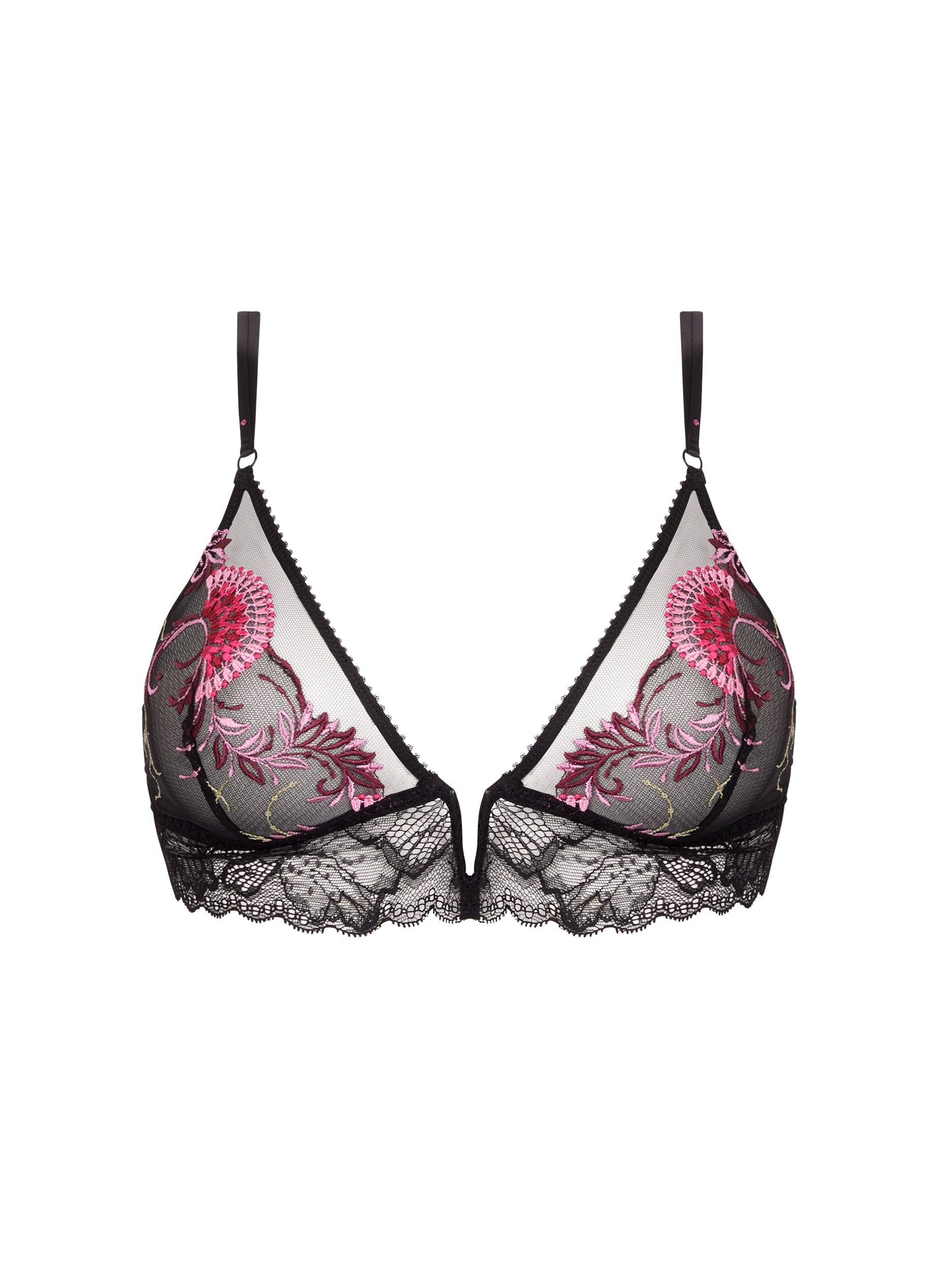 Soutien-gorge triangle Floraison Passion imprimé - Safran Rose