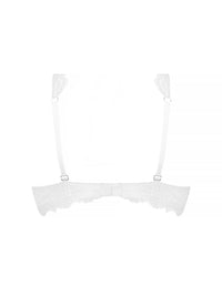 Sublime lace triangle bra - White