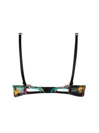 Soutien-gorge triangle Fleurs Étoiles imprimé - Éclat Étoile