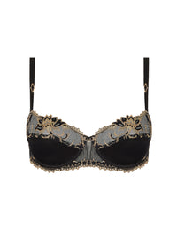 Éblouissante Icône balconnet bra with lace - Nuit Gold