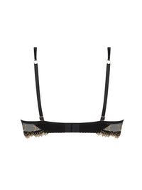 Éblouissante Icône balconnet bra with lace - Nuit Gold