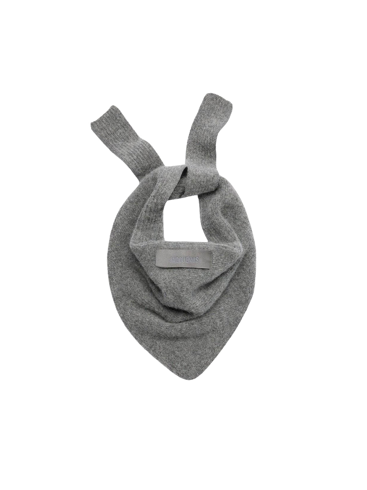 Châle Gros Grain en laine - Dark Grey