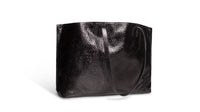 BLACK METALLIC HANDBAG