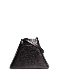 BLACK METALLIC HANDBAG