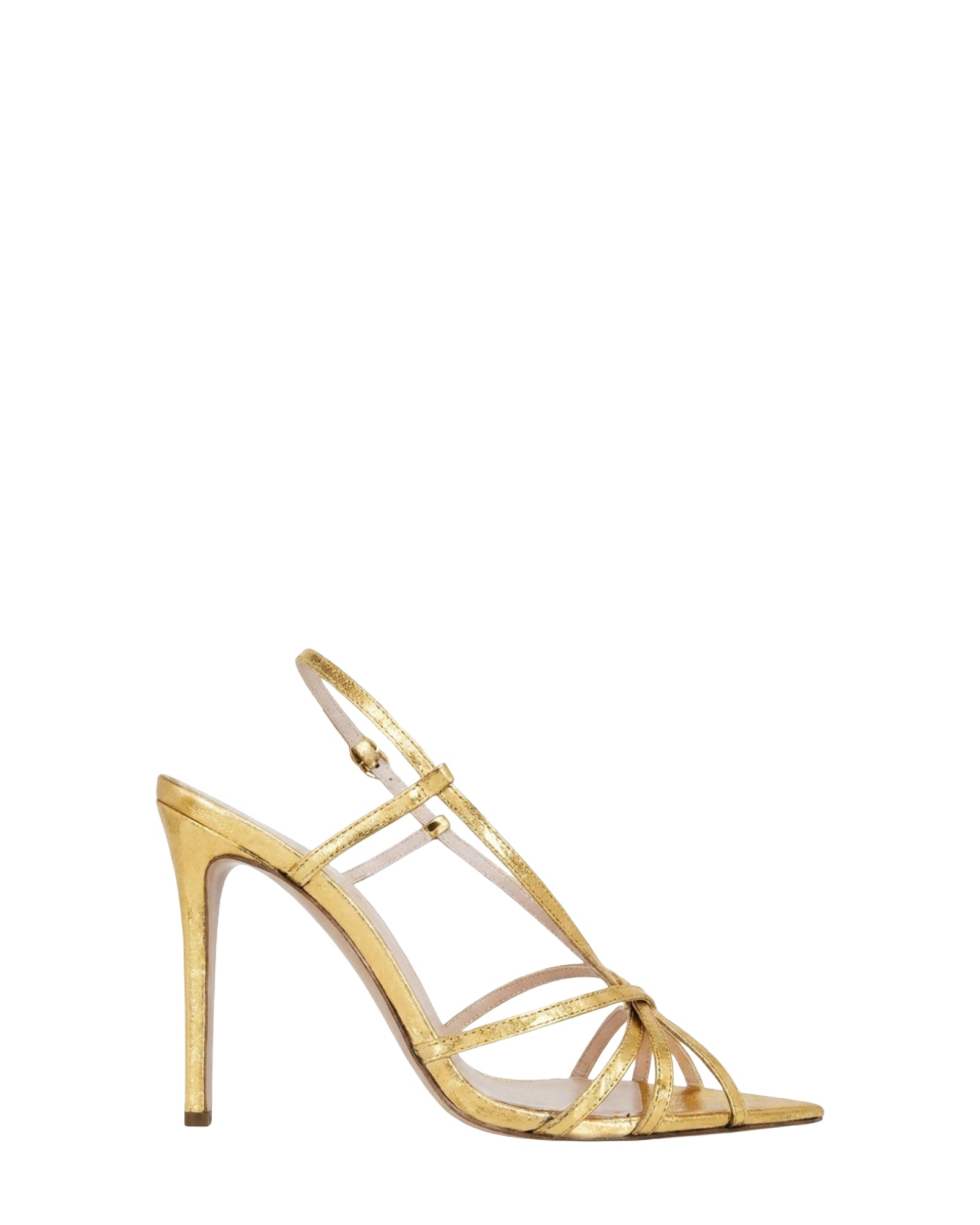 Sandales Marilyn 105 en cuir - Gold