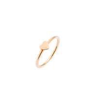 Bague Cuore en or rose 9K - Or Rose