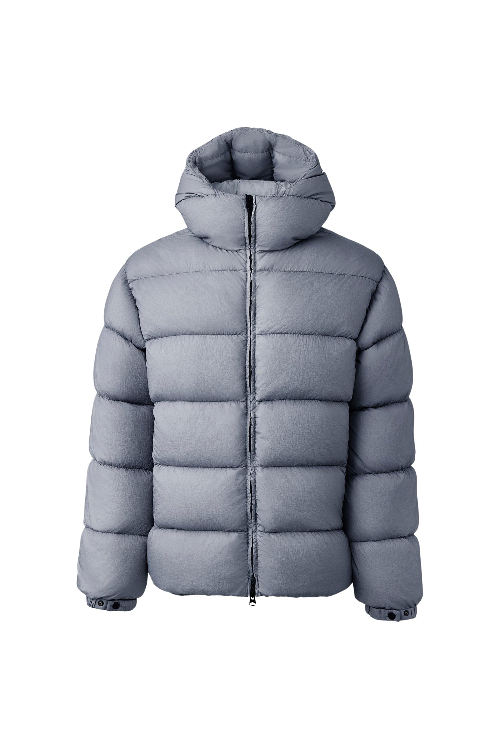 Adelmo short hooded jacket - Light Grey