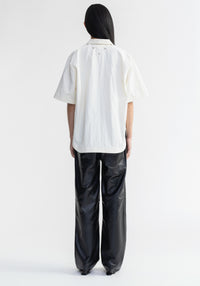 Chemise Adira technique à manches courtes - Ivory