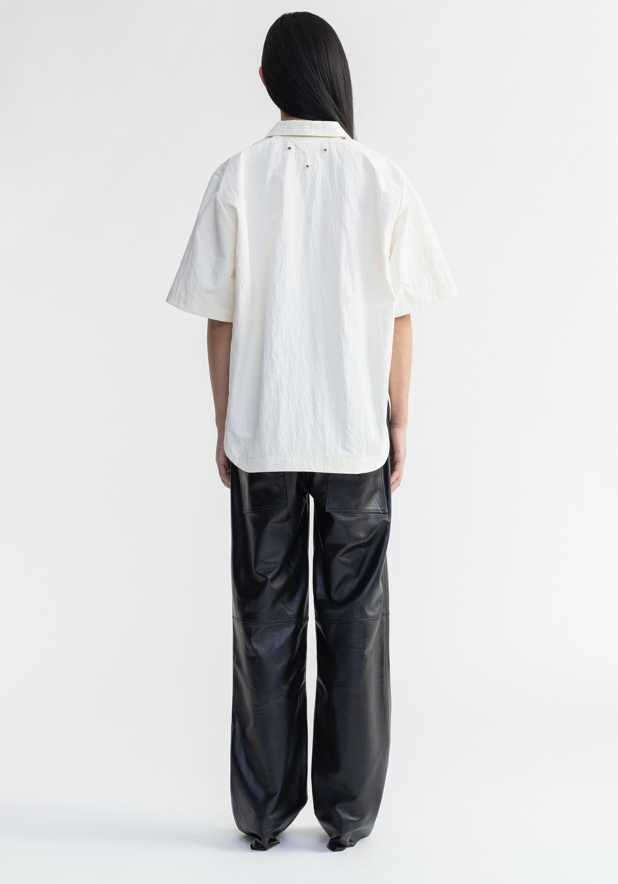 Chemise Adira technique à manches courtes - Ivory