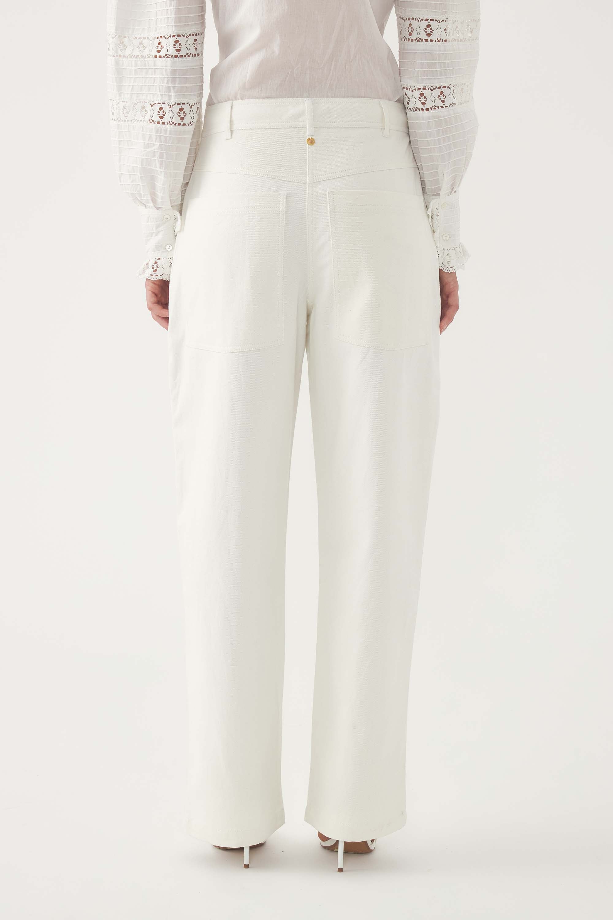 WHITE ADONIS PANT