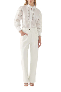 WHITE ADONIS PANT