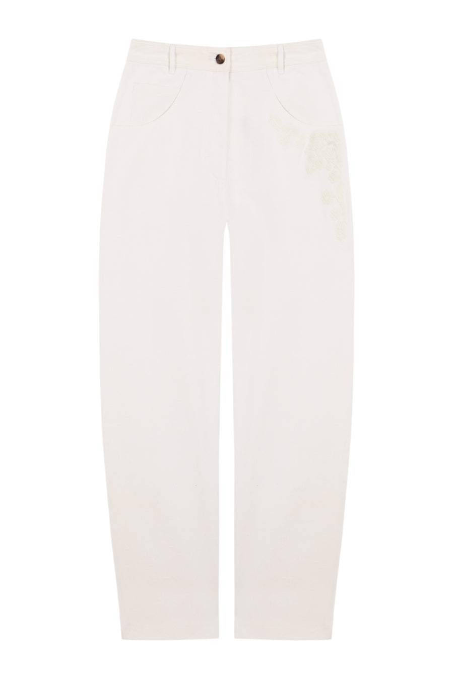 WHITE ADONIS PANT