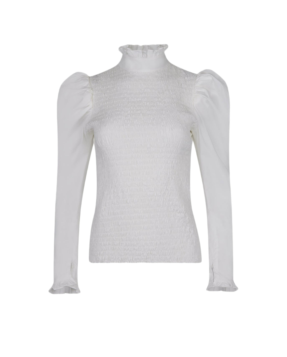 Adorable cotton blouse - White