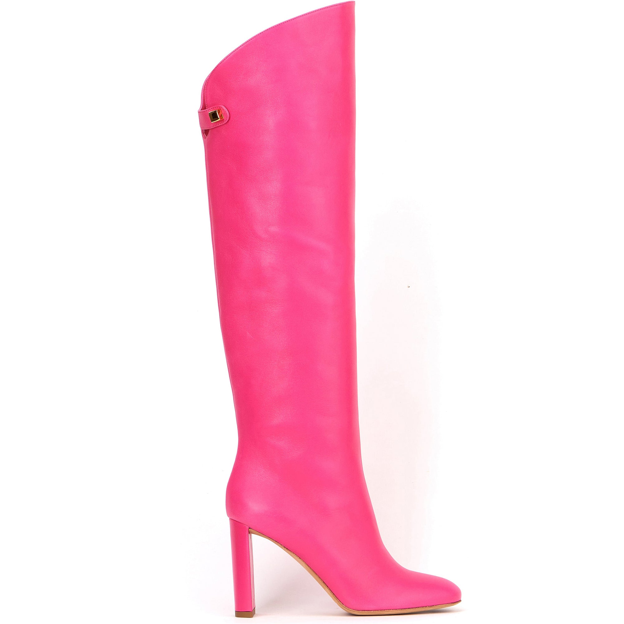 1qty NEW / Bottes Adriana 90 en cuir Nappa - Pink