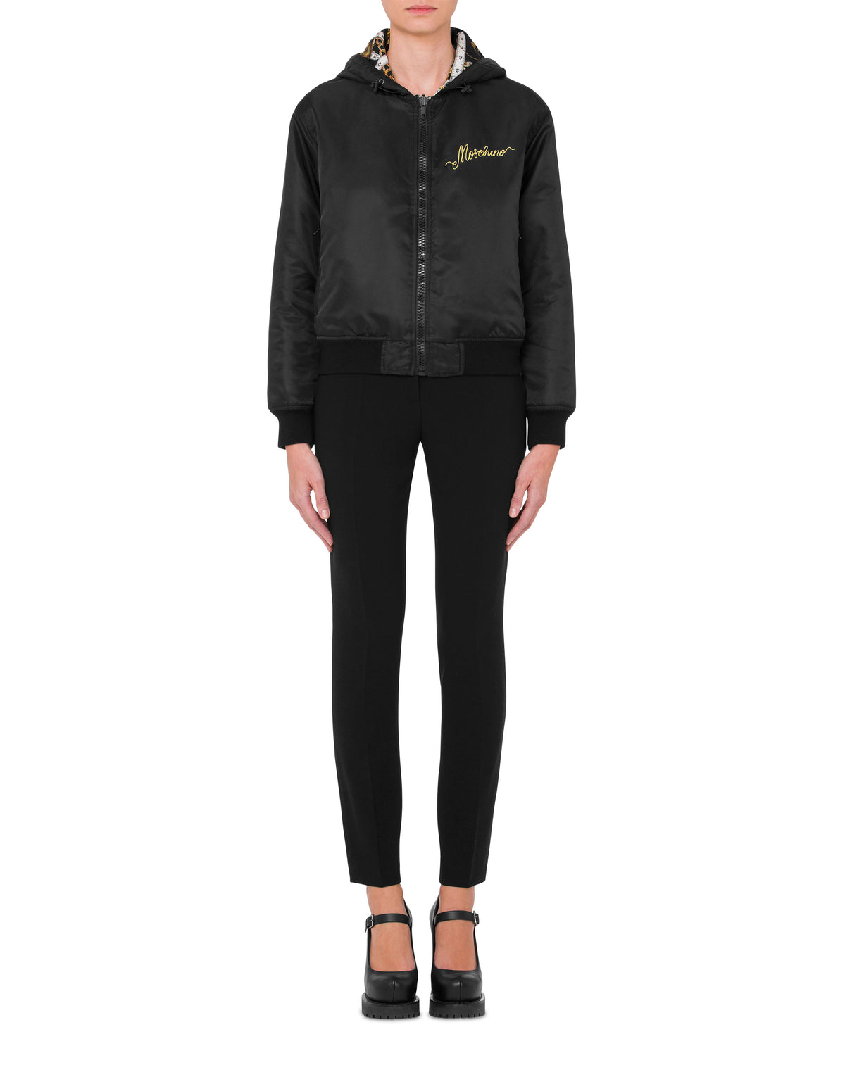 Bomber à logo brodé - Black