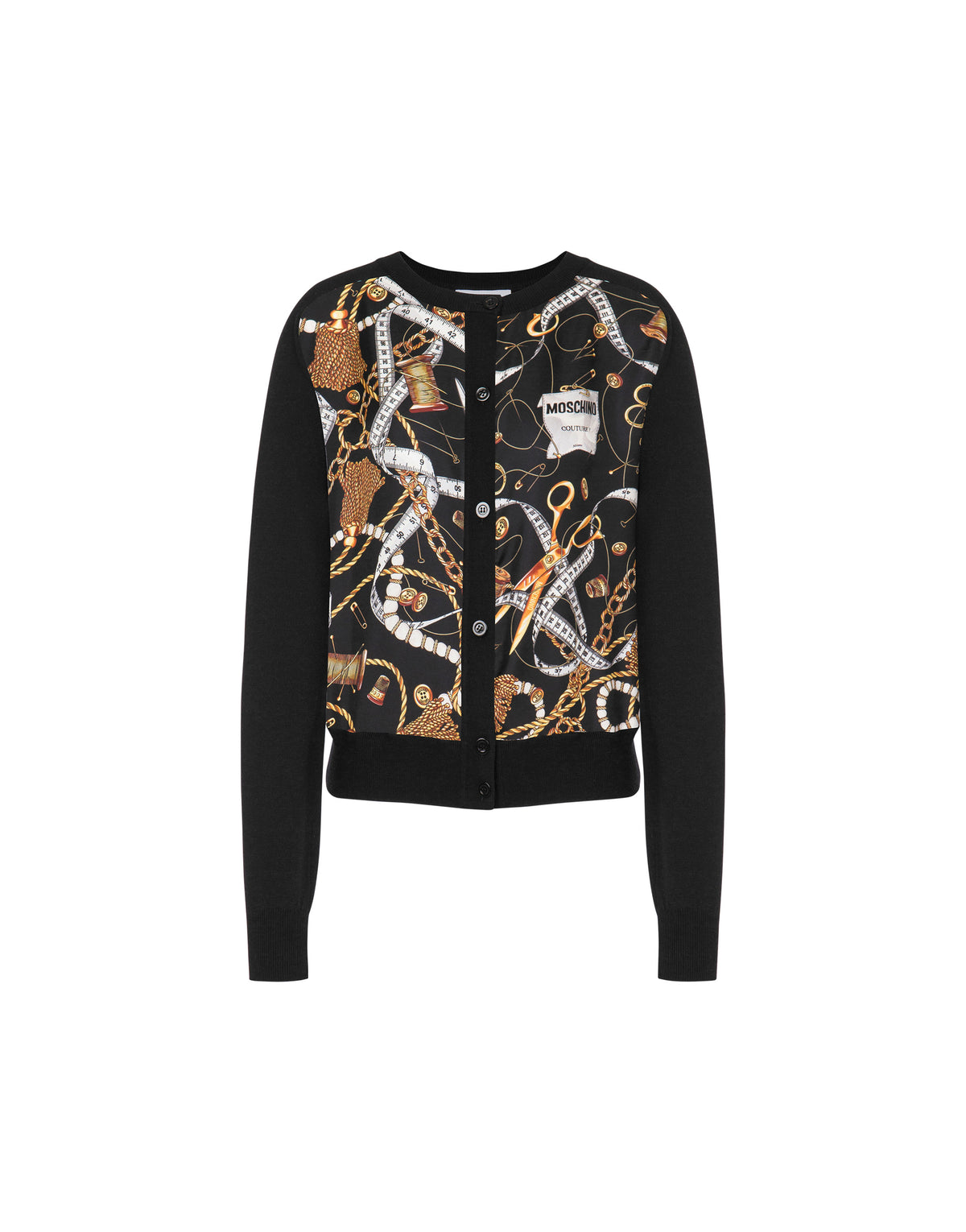 Allover Sartorial wool cardigan - Black