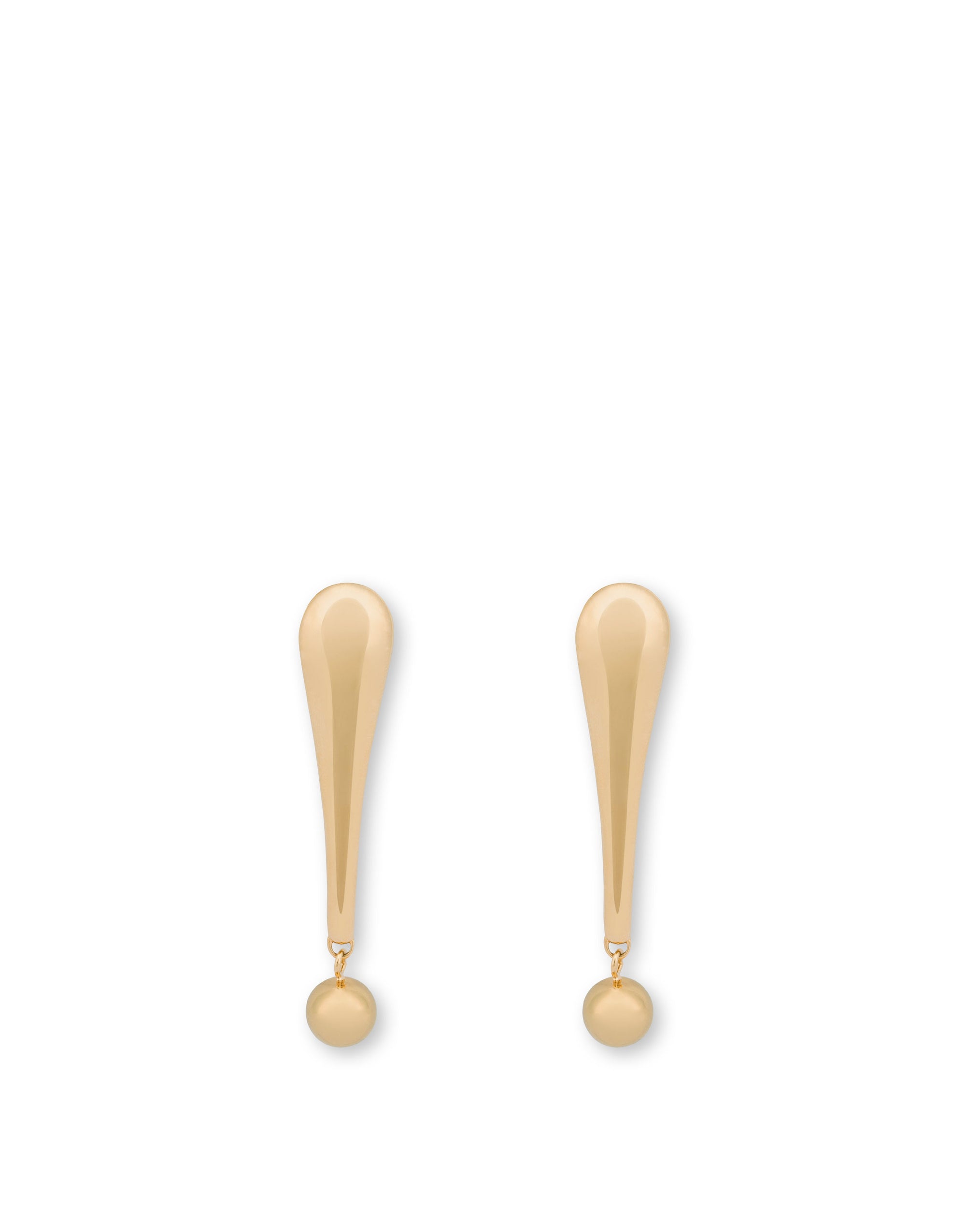 Bijoux earrings with symbol "!" - Gold