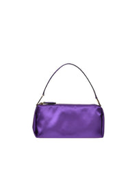 Mini sac baguette en satin - Violet & Blue