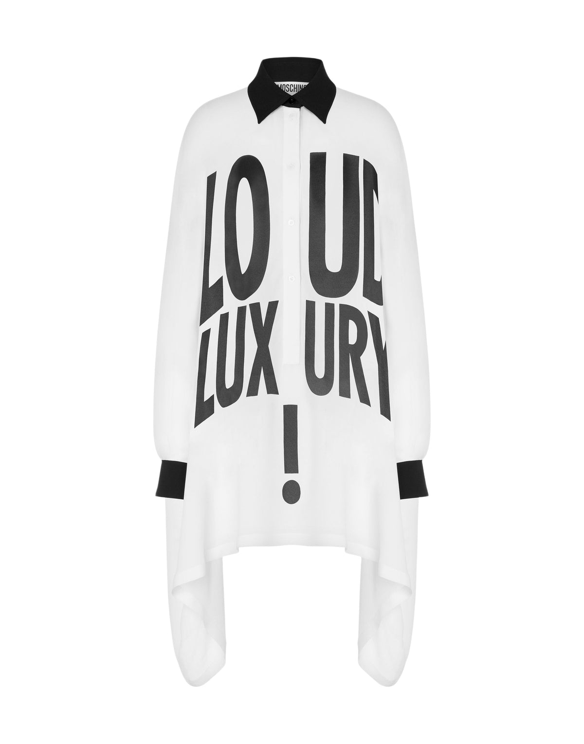 Chemise charmeuse en soie - White