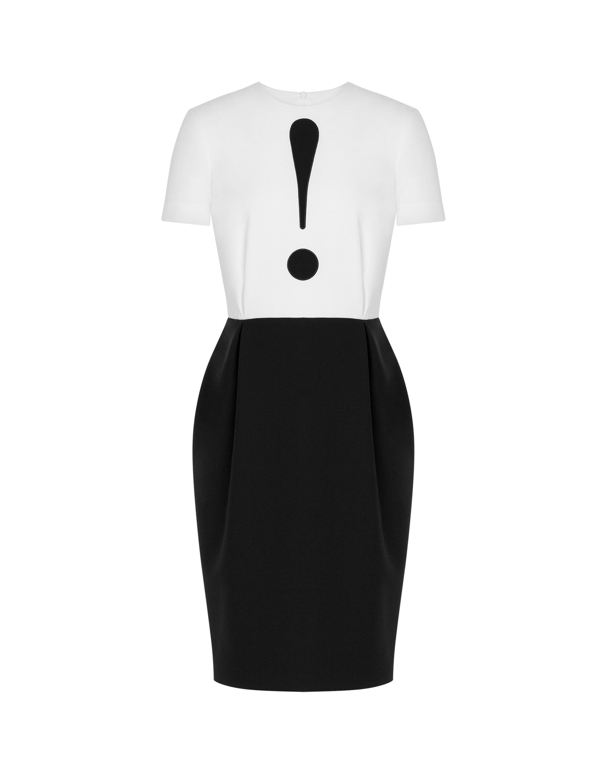 Enver satin House Symbols Dress!? - White