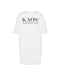 Robe Kaos en satin - White