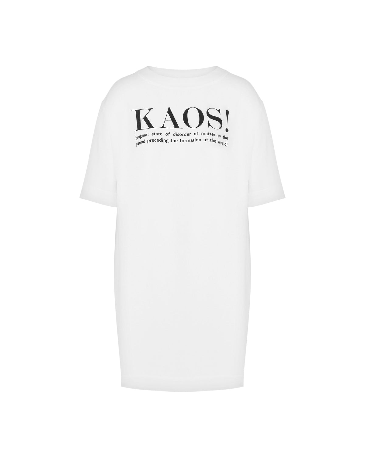Robe Kaos en satin - White
