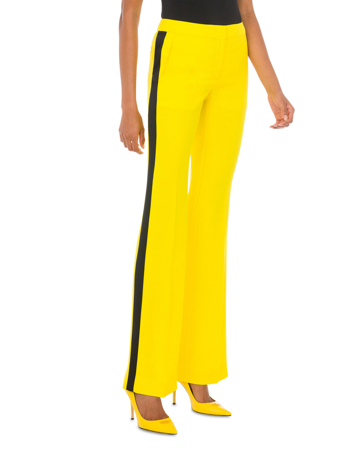 Enver satin trousers - Yellow