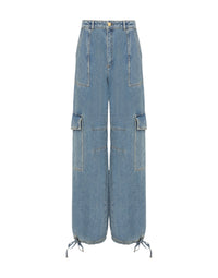 Oversized denim trousers - Blue